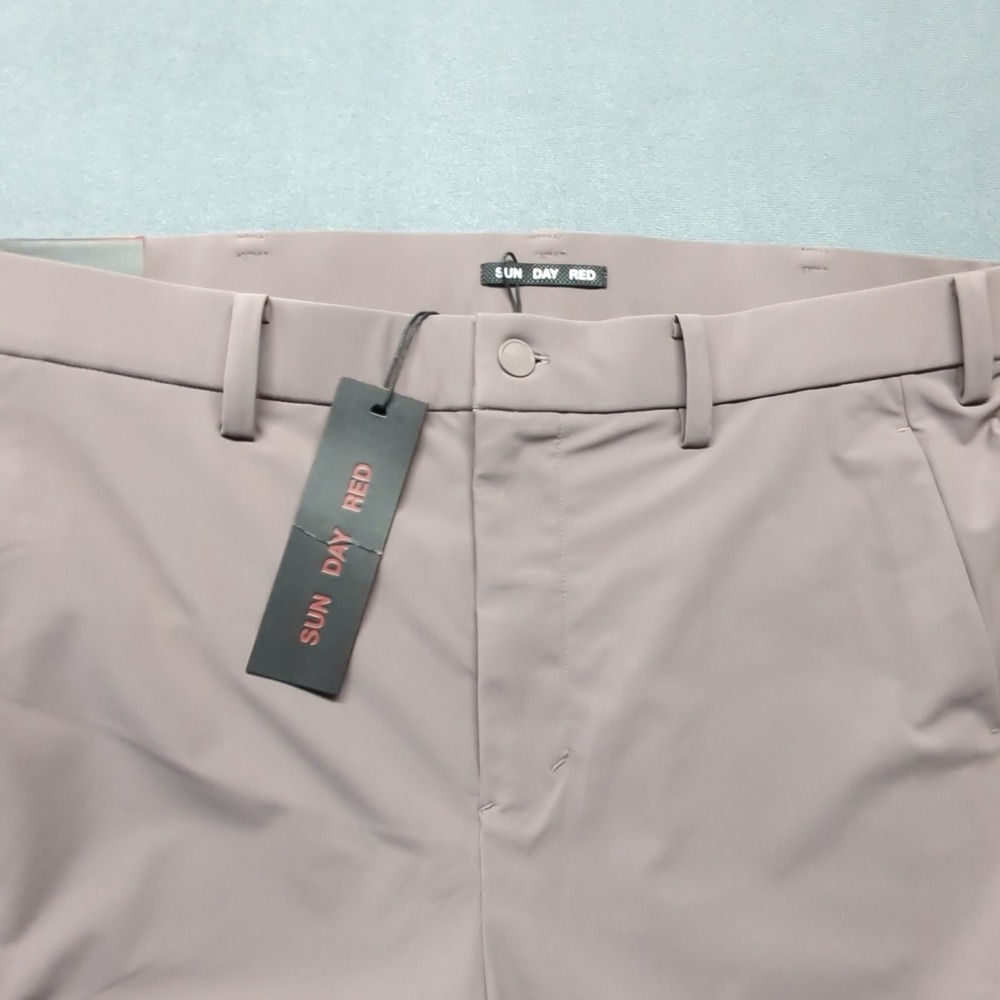 Sun Day Red Shorts Mens 36 Taupe Endless Stretch Tiger Woods Golf Performance - Picture 6 of 14